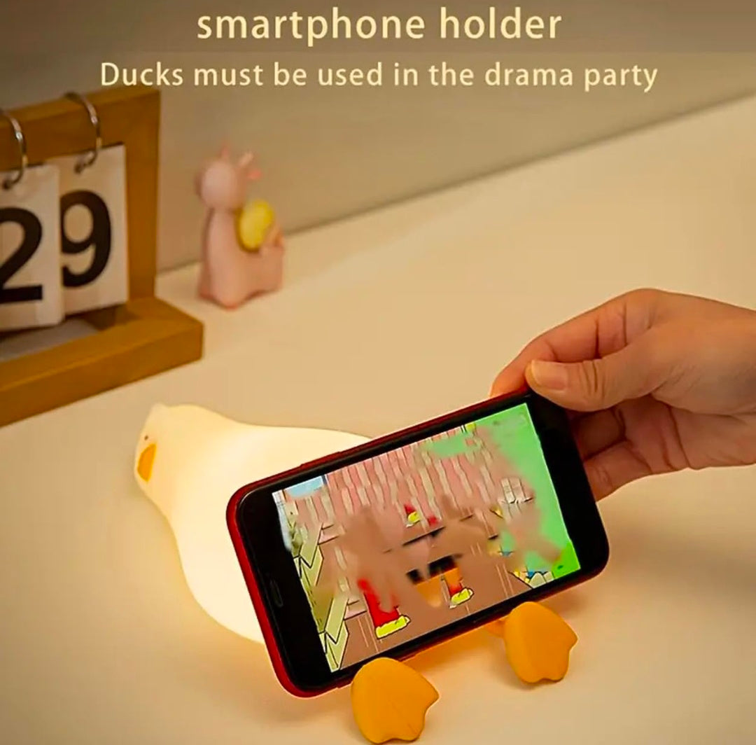 🐥💡✨ Squishy Seal Night Light & Lazy Duck LED Lamp 🌙 | Cute Animal Bedroom Decor 🛏️ | Soft Silicone 🫂 | Warm Glow 🌟 | Tap Control 🖐️ | USB Rechargeable 🔋 | Kids 👶 & Adults ❤️ | Adorable Gift 🎁 for Bedroom, Nursery & Home 🏡 (Regular) 👑🌈