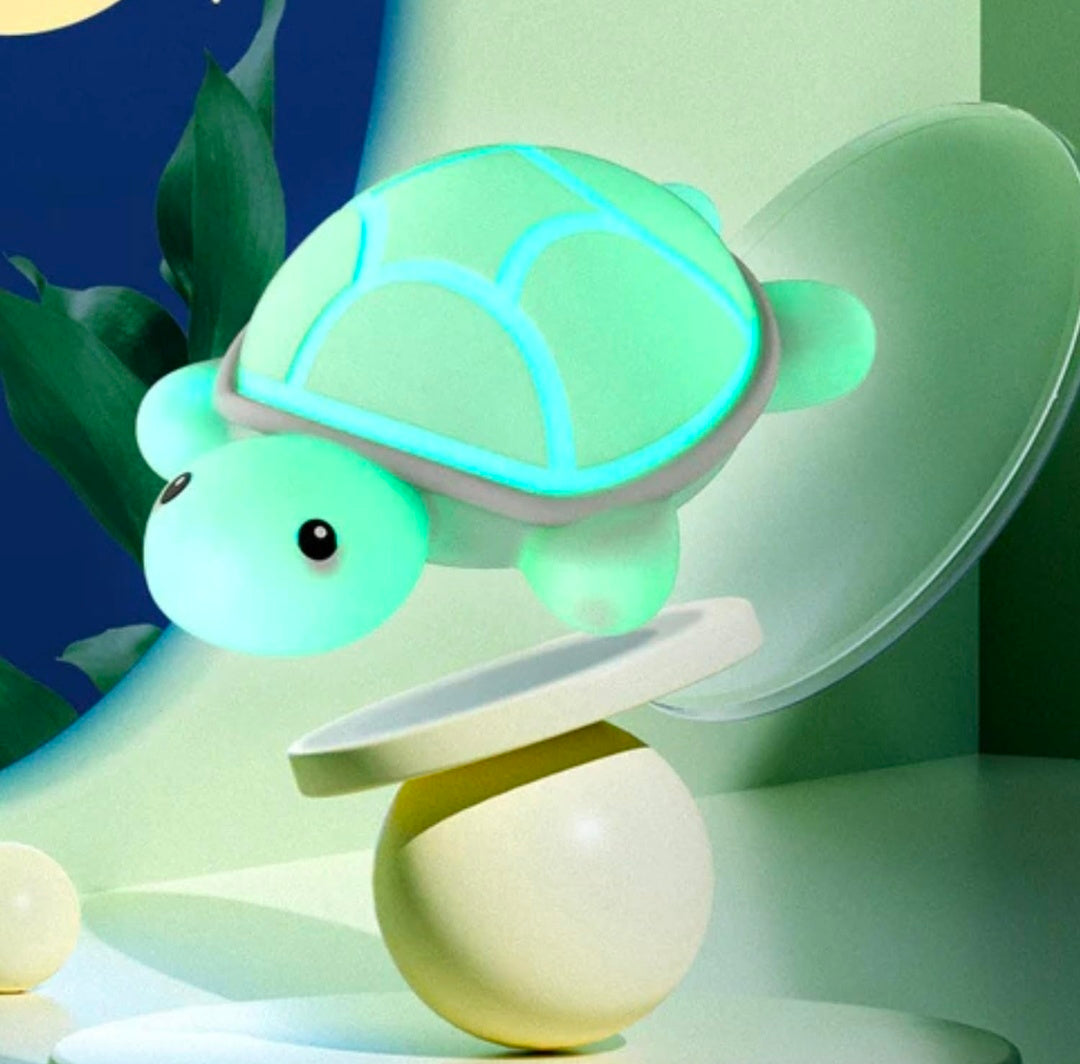 🐢🌙💡✨ Cute Turtle Night Light ❤️ | Adorable Baby Nursery Lamp | Soft BPA-Free Silicone 🧸 | Gentle LED Bedside Light 🌟 | USB Rechargeable 🔋 | Touch Sensor Control 🖐️ | Cozy Kids’ Bedroom Decor 🛏️ | Perfect Gift 🎁 for Babies 👶, Toddlers 🧸, Kids