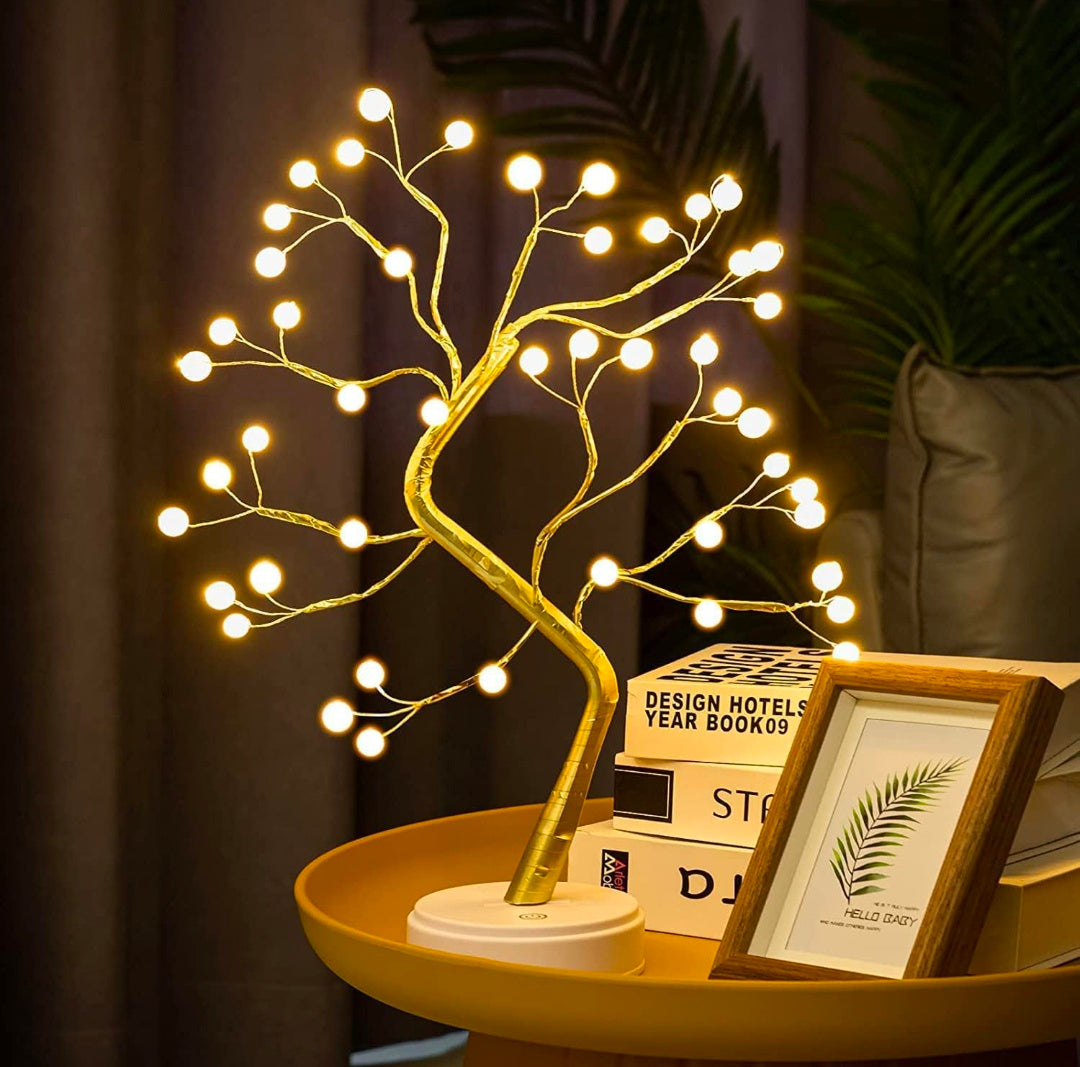 🌸🌳✨💡 Decorative LED Tree Lamp 🌙 | Magical Fairy Lights Spirit Tree 🌟 | Elegant Bonsai Tree Light 🌳💖 | Perfect Room Décor 🏠🌹, Bedroom 🛏️✨, Wedding 🎉💍 & Unique Gift 🎁💎 (36 LED Pearl Lights 🌟🌸) 💡🌸🌳🌟