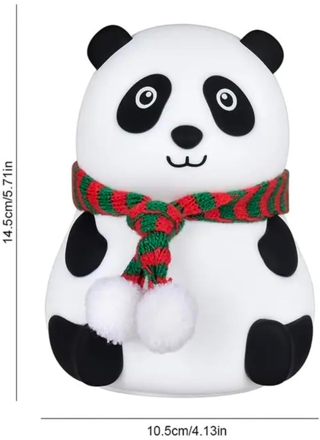 🐼🌙💡✨ Panda Night Light ❤️ | Cute Animal Panda Lamp 🐼 | Soft Silicone Nursery Light 🍼 | Warm LED Glow ✨ | Tap & Touch Control 🖐️ | USB Rechargeable 🔋⚡ | Perfect for Kids 👶, Babies 🍼, Toddlers 🧸 & Bedroom Decor 🛏️ | Adorable Gift 🎁 for All Ages