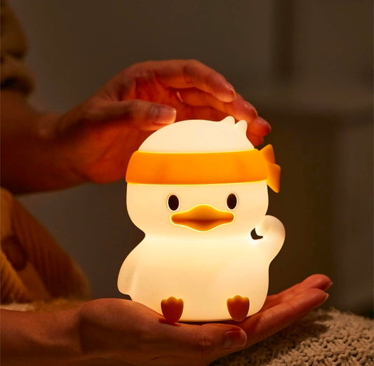 🦆☁️💡✨ Rechargeable Silicone Cloud Night Light for Kids ❤️ | Fighting Duck Design 🦆👑 | Color-Changing LED 🌈 | Tap & Touch Control 🖐️ | Cute Bedroom Decor 🛏️ | Perfect Gift 🎁 for Toddlers 👶, Teens 😍 & Valentine’s Day 💕 | Soft Eye-Safe Light 🌟