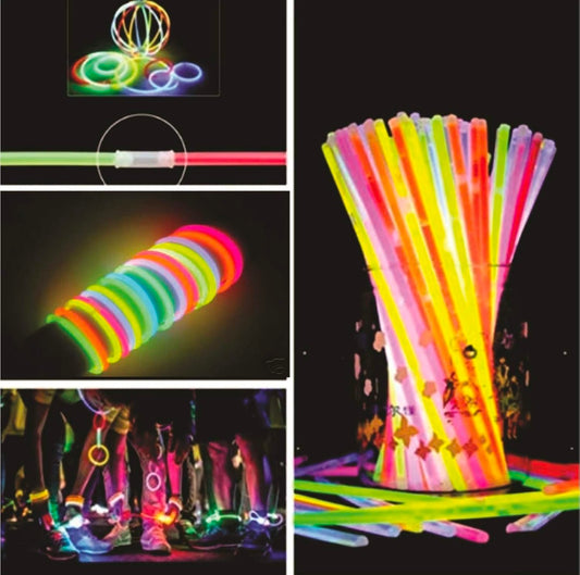 🎉🌈💡 Chocozone Glow Sticks Party Pack (50 PCS) – Multicolor Light Up Bracelets, Necklaces & Party Favors for Kids 🎁✨🪩🎊🎂🎶🌟 💖🌈🎉
